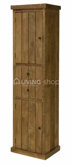 TIMELESS LIVING Landelijk badkamermeubel teak met 2 wastafels