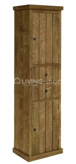 TIMELESS LIVING Landelijk badkamermeubel teak met 2 wastafels