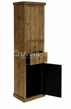 TIMELESS LIVING Landelijk badkamermeubel teak met 2 wastafels
