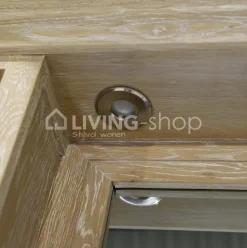 TIMELESS LIVING Landelijk eiken badkamermeubel met spiegelkast en LED verlichting