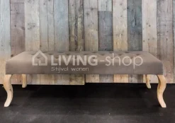 TIMELESS LIVING Landelijke bedbank met eiken poten