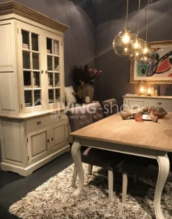 TIMELESS LIVING Landelijke stijl dressoir 4 deuren vieux crème