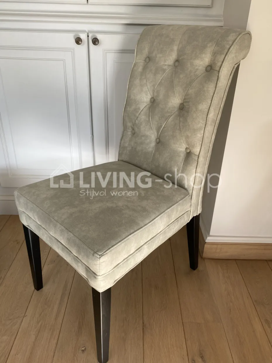 TIMELESS LIVING Landelijke stijl stoel met knopen
