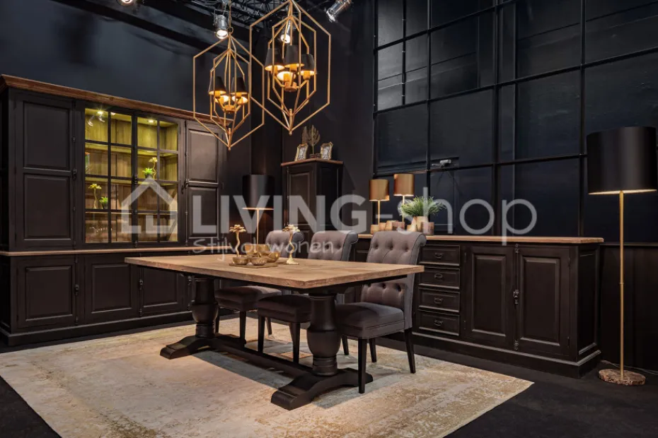 TIMELESS LIVING Landelijke stijl stoel met knopen