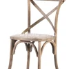 TIMELESS LIVING Landelijke stoel met kruis rugleuning