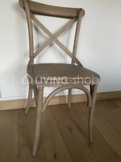 TIMELESS LIVING Landelijke stoel met kruis rugleuning