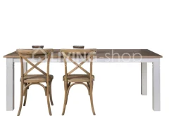 TIMELESS LIVING Landelijke stoel met kruis rugleuning