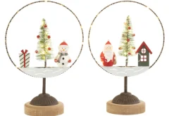 J-LINE LED kerstman en LED sneeuwman kerstdecoratie