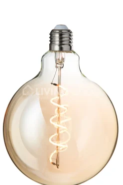 J-LINE Led lamp G125 amber quad loop E27 dimbaar