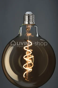 J-LINE Led lamp G125 amber quad loop E27 dimbaar