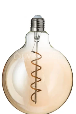 J-LINE Led lamp G125 amber quad loop E27 dimbaar