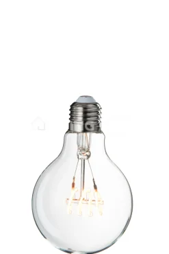J-LINE LED lamp G80 Quad loop E27 transparant dimbaar