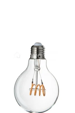 J-LINE LED lamp G80 Quad loop E27 transparant dimbaar
