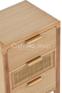 J-LINE Levis ladenkast 3 laden commode