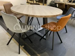 PR LIVING Lina Stoel industrieel vintage PU leder