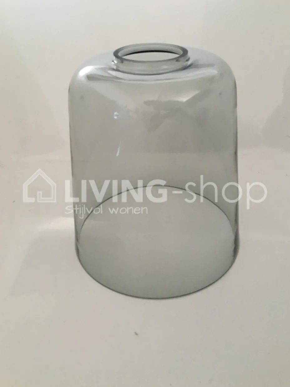 Verlichting online Loft stijl luster 3 lampen fumé glas