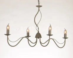 Verdace verlichting Long Island Pale taupe metal, excl. 12x60W - 94cmx48cm