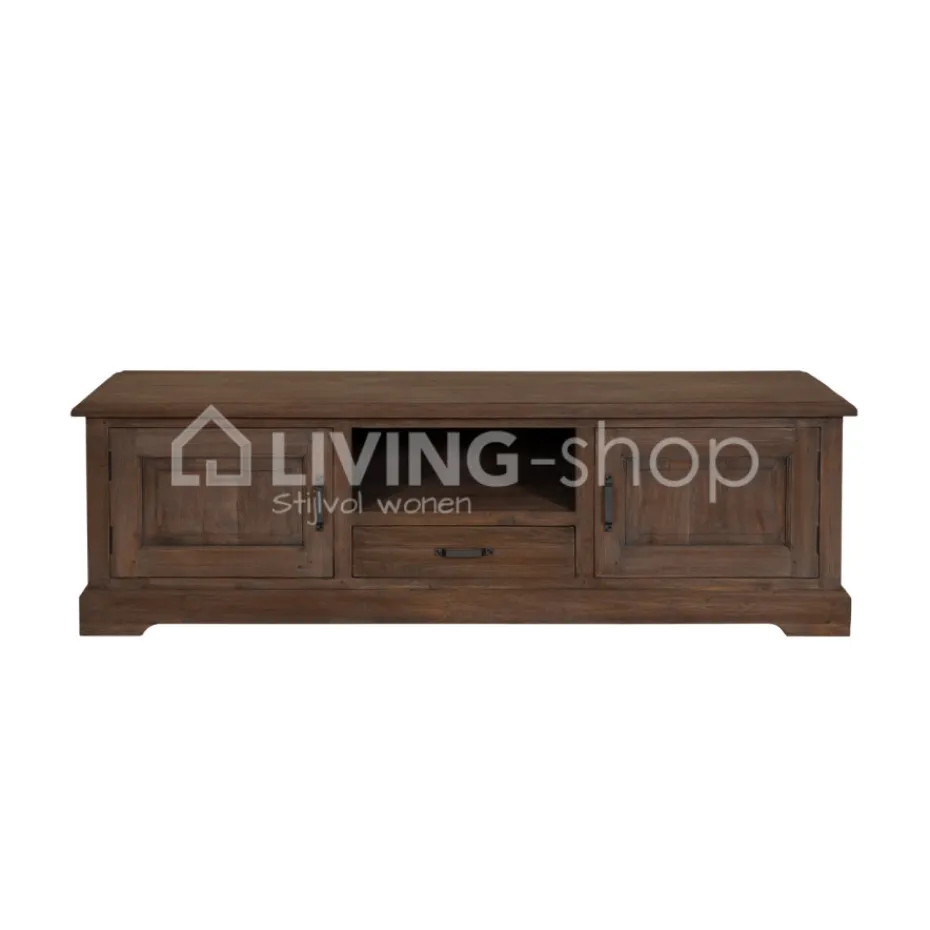 TIMELESS LIVING Louise Landelijke vitrinekast 4 deuren