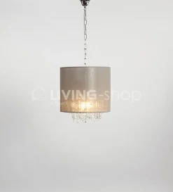 Verlichting online Luster druppel kristallen met kap