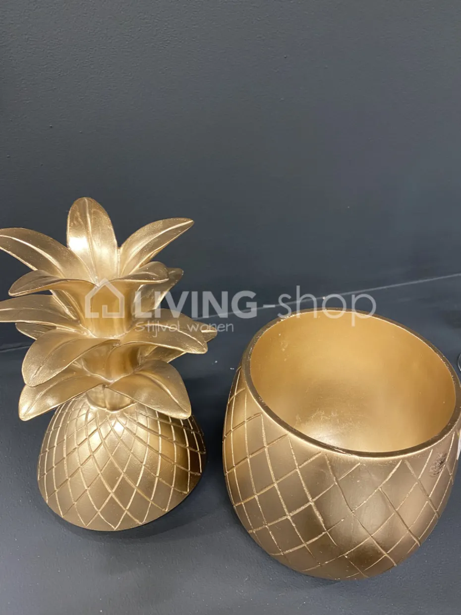 Cosy & Trendy Medium voorraadpot ananas zilver beker 400ML
