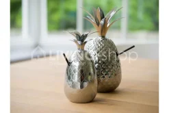 Cosy & Trendy Medium voorraadpot ananas zilver beker 400ML