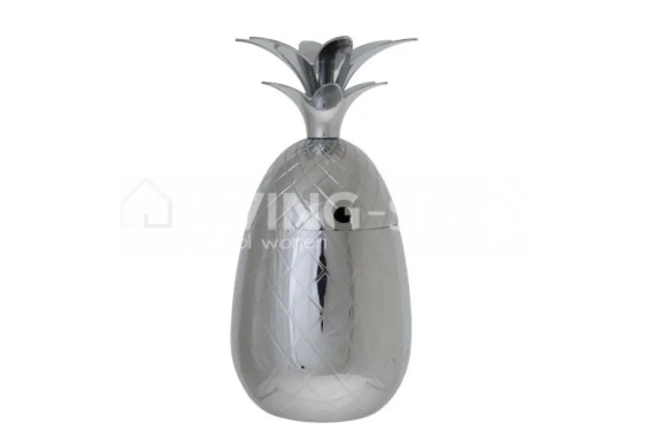 Cosy & Trendy Medium voorraadpot ananas zilver beker 400ML