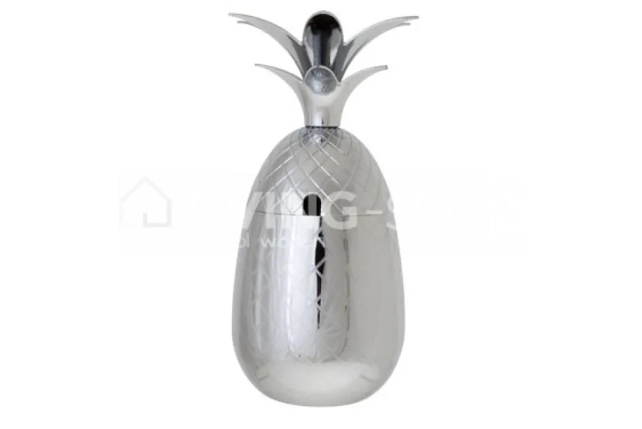 Cosy & Trendy Medium voorraadpot ananas zilver beker 400ML