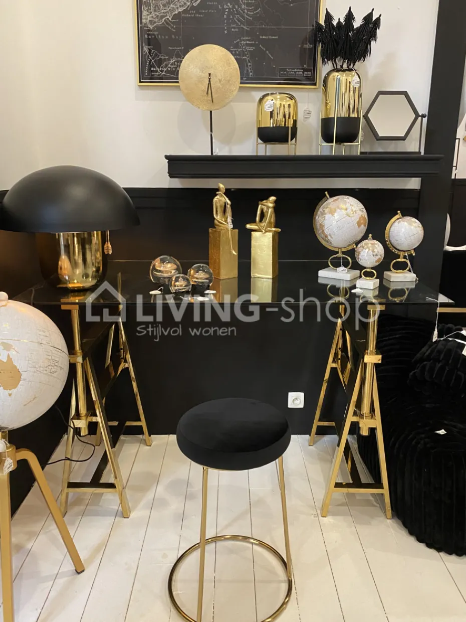 J-LINE Modern design bureau verstelbaar roestvrij staal