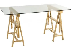 J-LINE Modern design bureau verstelbaar roestvrij staal