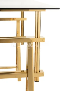 J-LINE Modern design bureau verstelbaar roestvrij staal