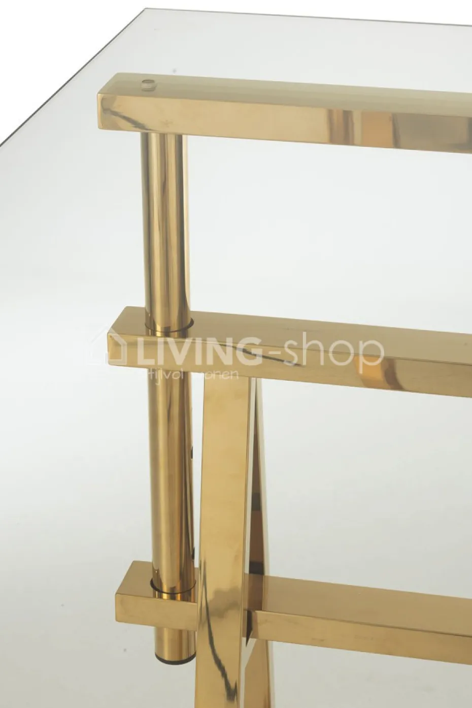 J-LINE Modern design bureau verstelbaar roestvrij staal