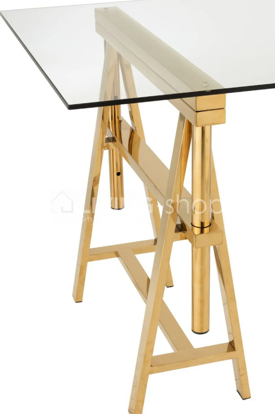J-LINE Modern design bureau verstelbaar roestvrij staal