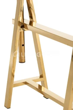 J-LINE Modern design bureau verstelbaar roestvrij staal
