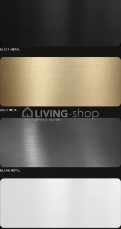 PR LIVING Modern grijs eiken dressoir laag strak landelijk met metaal
