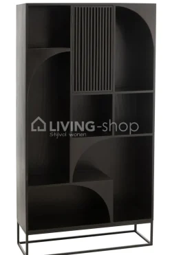 J-LINE Modern Wandrek Compartment Rack