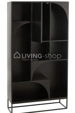 J-LINE Modern Wandrek Compartment Rack