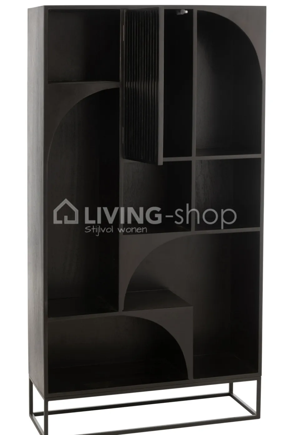 J-LINE Modern Wandrek Compartment Rack