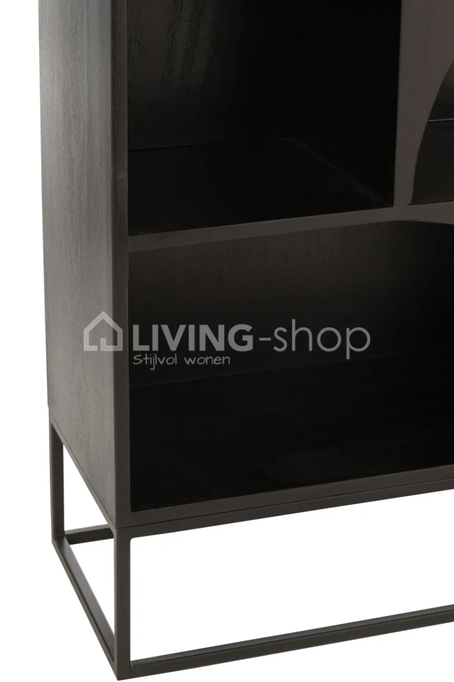 J-LINE Modern Wandrek Compartment Rack