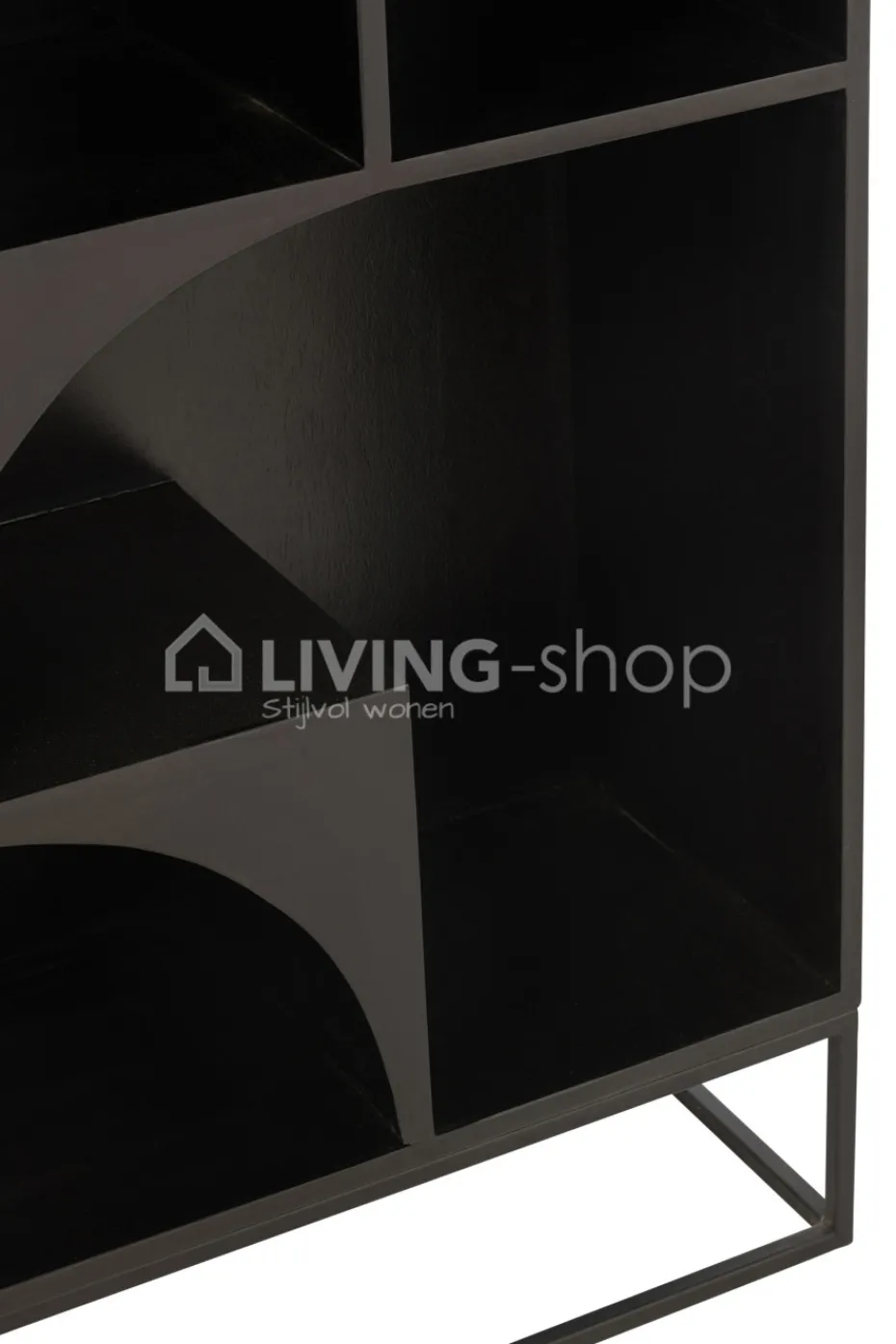 J-LINE Modern Wandrek Compartment Rack