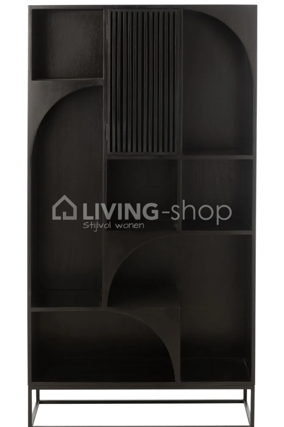 J-LINE Modern Wandrek Compartment Rack