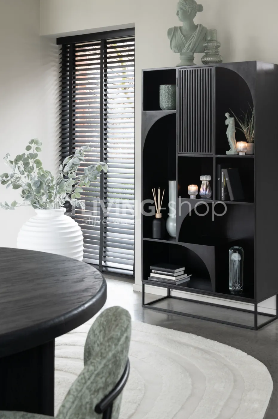 J-LINE Modern Wandrek Compartment Rack