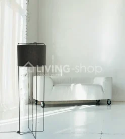 Verlichting online Moderne staande lamp Framona Chrono Espresso