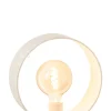J-LINE Moderne Tafellamp Cirkel Wit Verlichting