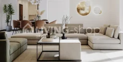 PR LIVING Modulaire sofa Dunhill zitbank met rugleuning