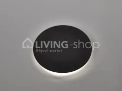 Verlichting online Moon Muurlamp brons met LED STRIP dia25cm