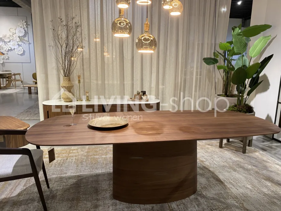 Castle-Line NATA Dineertafel walnut Castle Line