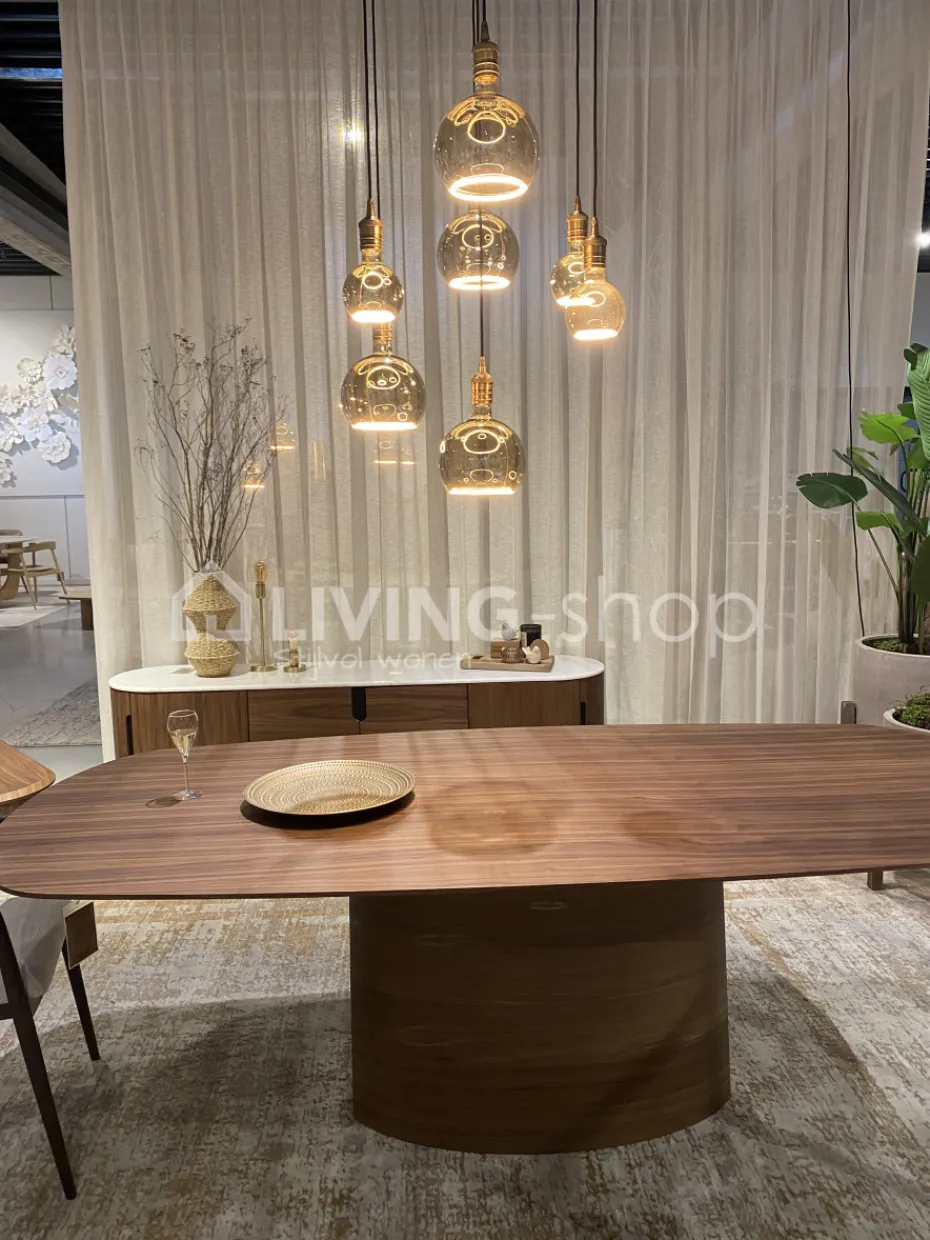 Castle-Line NATA Dineertafel walnut Castle Line