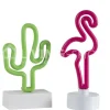 J-LINE Neon flamingo tafellamp