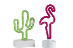 J-LINE Neon flamingo tafellamp