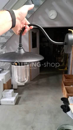 Verlichting online Nero zwarte wandlamp gevelverlichting of terrasverlichting
